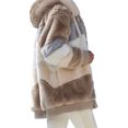 thumbnail image 3 of Innerwin Veste à Manches Longues pour Femmes Manteau d'Hiver Chaud Patchwork avec Poches Extérieur Kaki 4TG, 3 of 4