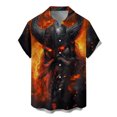 thumbnail image 3 of DGMIOCS Chemise Habillée Décontractée pour Homme à Boutons, Résistante aux Plis, Chemise Tendance Orange m, 3 of 5