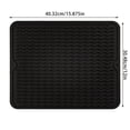 thumbnail image 3 of pdqouc Daily Kitchen Tableware Bowl Wine Glass Drain Pad Large Thickened Non Slip Insulation Silicone Drain Pad Dish Drainer Mat for Kitchen Counter, Sink, Refrigerator or Drawer liner, 3 of 3