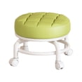 thumbnail image 4 of Rongfmy 360 degree Rotating Low Roller Seat Stool Pulley Low Stool for Living Room Kitchen Green, 4 of 9