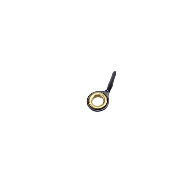 ziyahi 10x Stainless Steel Fishing Rod Guides Fishing Rod Tip Repair Kit Gold 8