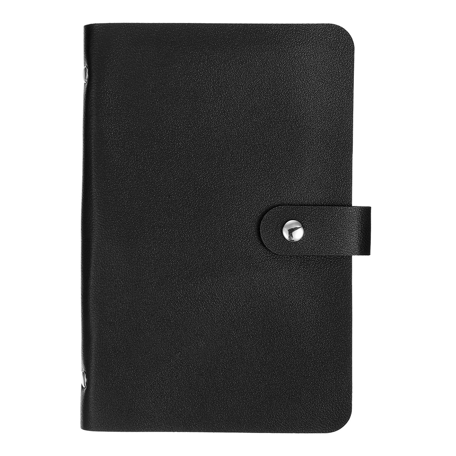 Uxcell 100 Envelope Challenge Binder, Soft PU Leather Savings Challenges Book with Envelopes Money Saving Binder with Horizontal Insert for Budgeting Saving Expense, Black