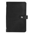 thumbnail image 1 of Uxcell 100 Envelope Challenge Binder, Soft PU Leather Savings Challenges Book with Envelopes Money Saving Binder with Horizontal Insert for Budgeting Saving Expense, Black, 1 of 7