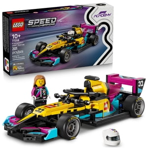 LEGO Speed Champions F1 ACADEMY LEGO Race Car Building Toy - Pretend Play Racing Vehicle W/F1 ACADEMY Minifigure - Play & Display Toy Car for Boys & Girls, Ages 10+ - Gift Idea for Birthdays - 77258