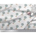 thumbnail image 2 of Soimoi Purple Polyester Crepe Fabric Insect,Leaves & Floral Block Print Fabric by Yard 42 Inch Wide, 2 of 3