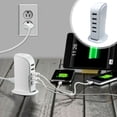 thumbnail image 1 of Yhmxh Electronics Smart Home Multi Interface USB Charger 20W Fast Charging 5 USB Sockets 5V4A Desktop Stand Multifunctional Charger Abs Docking Station, 1 of 6