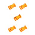 thumbnail image 3 of relayinert 10pcs/set Easy To Buckle Strap With Multi-Color Clasp Belt Buckles High Compatibility ABS Release Buckle Hook Buckle Orange color 5Set, 3 of 6