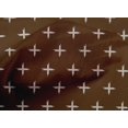 thumbnail image 4 of oneOone Cotton Poplin Fabric Plus Sign Kasuri Print Sewing Fabric BTY 56 Inch Wide, 4 of 4