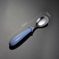 thumbnail image 3 of PEONAVET Fork And Spoon Set Wrtgerht 304 Stainless Steel, Children's Spooand Fork, Baby Food Supplement Spoon, Fork Combination, Tableware Kitchenware (Color : Green), 3 of 9