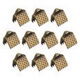 thumbnail image 1 of Unique Bargains 300Pack Ribbon Crimp Clamp Ends 6mm Cord End Clasp for DIY Craft Bronze Tone, 1 of 7