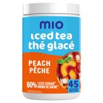 Mio Mélange de thé glacé, 1 Canière, pour hydratation aromatisée et rafraîchissement partageable, arôme pêche, faite avec du vrai thé, sans arômes ni couleurs artificiels, 540 g