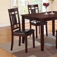 thumbnail image 2 of Cosmic Homes Alexia 7-Piece Classic Wooden Dining Set In PU Upholstery - Espresso, 2 of 6