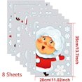 thumbnail image 4 of 8 Sheets Christmas , PVC Doubled-Sided Window Clings Snowflake Santa Claus Decals for Christmas Window Decorations, 4 of 7