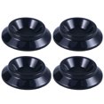 thumbnail image 1 of 4 Pcs Tapis de Piano Gobelets pour Roulettes de Piano Droites Gobelets Solides pour Meubles Roulettes de Piano Antidérapants Anti-Bruit (Noir), 1 of 6