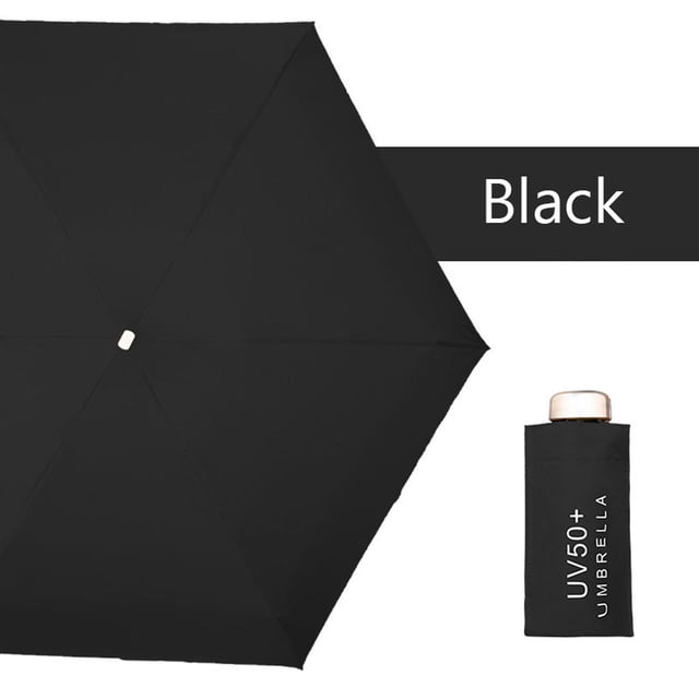 Danhjin The Parasol Flat Umbrella Parasol Folding Sun Umbrella Mini Umbrella Kitchen Gadgets