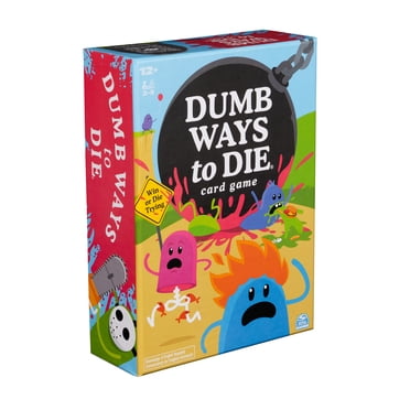 Spin Master Games, Dumb Ways to Die, The Viral Meme Card Game from YouTube and TikTok, Survival Strategy Fun, 2-5 Players, for Ages 12 & Up