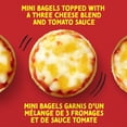 thumbnail image 2 of Bagel Bites Three Cheese Frozen Pizza Snacks, Box, 198g, 2 of 13