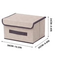 thumbnail image 1 of Birdeem Boîte de Rangement Pliable en Non-Tissé pour Dortoir, Rangement pour Vêtements et Désordre, 1 of 1
