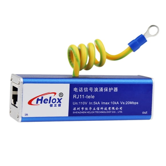 Miulika RJ11 Protector Thunder s Arrester Device for Fax Machines