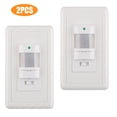 thumbnail image 1 of 2/1Pcs PIR Motion Sensor Light Switch Wall Switch for Indoor Use – Vacancy & Occupancy Sensor Modes, Auto On/Off Wall Light Lamp Switch, White, 1 of 7