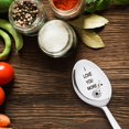 thumbnail image 3 of 1Pc Stainless Steel Coffee Spoon Dessert Spoon Engraved Spoon Valentine\‘S Day Personalized Gift Couple Spoon, 3 of 4