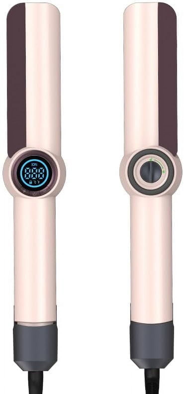 Hair Straightener, 1.3 Inch Wide Professional Ceramic Straight Flat Iron for Hair, Big Temp Display, 230°F-450°F, Dual Voltage