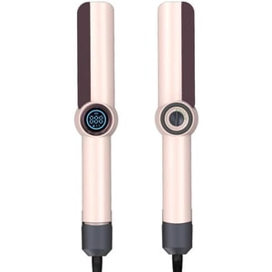 Hair Straightener, 1.3 Inch Wide Professional Ceramic Straight Flat Iron for Hair, Big Temp Display, 230°F-450°F, Dual Voltage