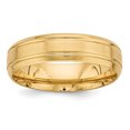 thumbnail image 1 of Bague Fantaisie Légère en Or Jaune 14K à Ajustement Confortable, 1 of 3