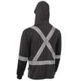 thumbnail image 3 of Forcefield Hooded Long Sleeve Ultrasoft Technical Tee, 3 of 3
