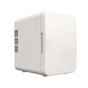 simhoa Mini Fridge Multifunction Compact Refrigerator for Outdoor and Office Desktop white