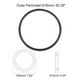 thumbnail image 2 of Uxcell Universal Sewing Machine Motor Stretch Belt Thick 20.5" (518mm), 2 of 5