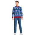 thumbnail image 2 of George Men's Christmas Light-Up Sweater, 2 of 6