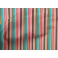 thumbnail image 3 of oneOone Tissu Popeline de Coton Multicolore Rayé Imprimé au Mètre 42 Pouces de Large, 3 of 3
