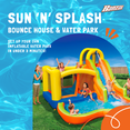 thumbnail image 2 of Banzai Sun 'N Splash Fun Kids Inflatable Bounce House and Water Slide Park, 2 of 11