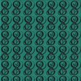 thumbnail image 1 of Ahgly Company Tapis d'Intérieur Lavable à la Machine, Carré, Transitionnel, Vert Sarcelle Profond, Tapis de Zone, 4 Pieds Carré, 1 of 7