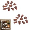 thumbnail image 1 of 20 Pièces Mini Glands pour l'Artisanat, DlY, Fournitures d'Artisanat, Chêne Rouge Réel, 1 of 8