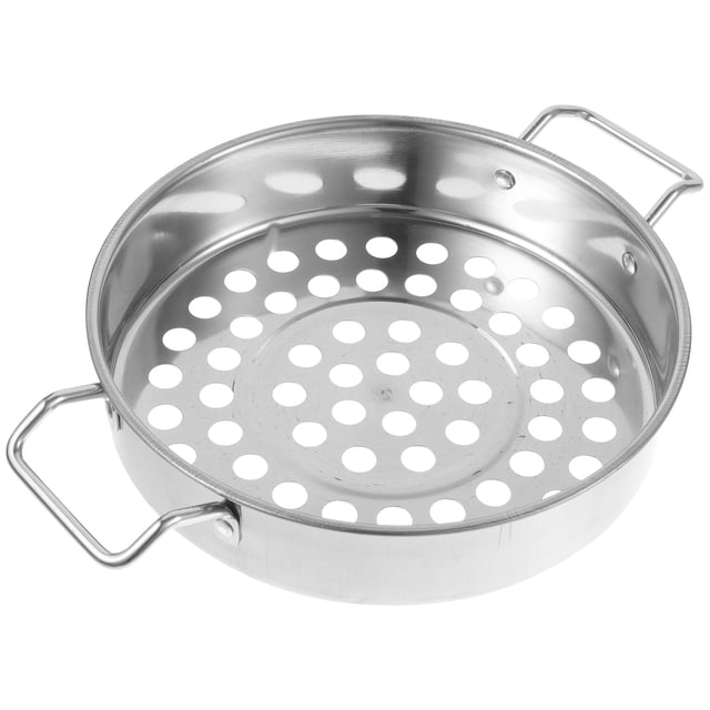 KAKOWELY Mesh Strainer Stainless Steel Large Hole Colander Cooking Strainer Kitchen Gadget,10.83"X7.87"X1.77"