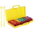 thumbnail image 1 of Spptty Glockenspiel,8 Note Xylophone Professional Percussion Instruments For Children With 2 Drumsticks 1 Yellow Box, 1 of 8