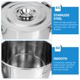 thumbnail image 3 of Crawfish Cook Pot Stainless Steel Bucket Meta Stewed Pot Metal Stockpot Seafood Stew Pot, 3 of 8