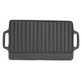 thumbnail image 1 of YUMILI Plaque de Cuisson pour Gril - Poêle à Frire en Fonte Teppanyaki, Plaque de Cuisson rectangulaire épaissie pour Barbecue à Double Face(40 * 20CM), 1 of 14