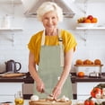 thumbnail image 2 of Lksixu Stripe Aprons Adjust Bib Aprons With Pockets Linen Cooking Kitchen Chef Apron For Women And Men Kitchen Gadgets, 2 of 6