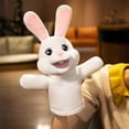 thumbnail image 3 of Eoozwa Mignonne Marionnette à Main Lapin avec Bouche Mobile Jouet Ventriloque pour Performance Jeu de Rôle Interactif Cadeau de Pâques, 3 of 5