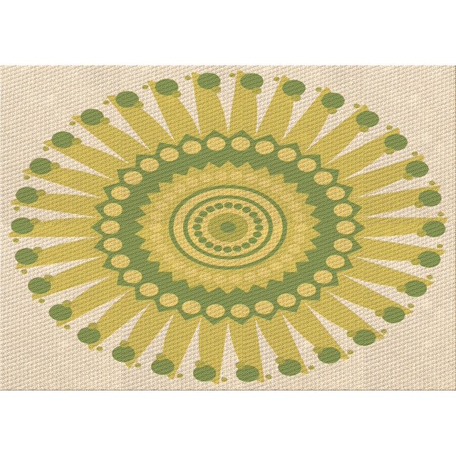 Ahgly Company Machine Washable Indoor Rectangle Transitional Brown Area Rugs, 2' x 3'