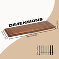 thumbnail image 3 of Tradeopia Jeu de Cribbage en Bois Brun à 3 Pistes avec Rangement Intégré et Pions Métalliques, 3 of 7