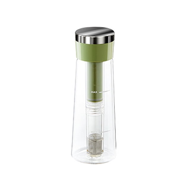 CJiaWei Cold Brew Kettle High Borosilicate French For Iced Coffee & Tea Hot/Cold Use