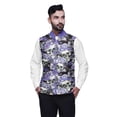 thumbnail image 1 of Atasi Flower Printed Wedding Jackets For Men Nehru Jacket Waist Coat For Wedding & Festive Season-Large, 1 of 4