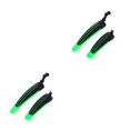 thumbnail image 2 of Decodeary 2x Garde-Boue d'Aile de Vélo Réglable et une Protection Fiable pour Vélo Vert Tendre Approprié 2Set, 2 of 6