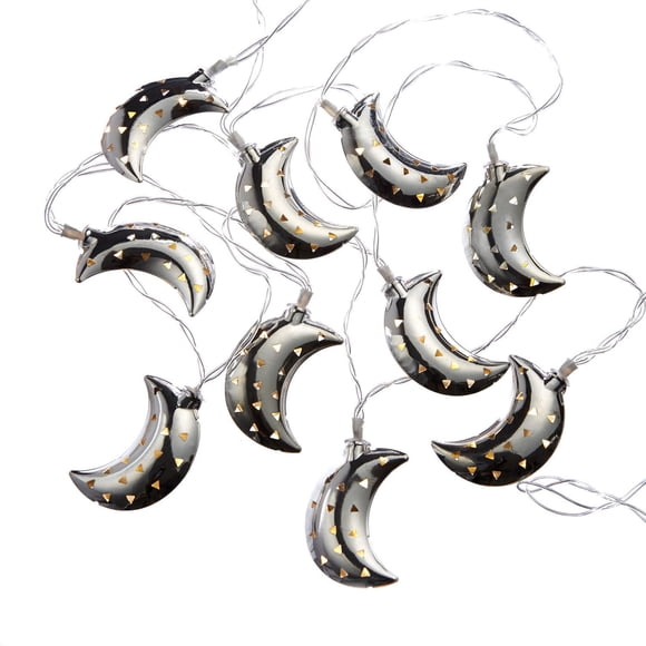 Mercury Merkury Crescent Moon Metallic LED Light Décor