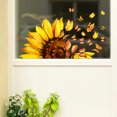 thumbnail image 4 of CEHVOM One-meter Wall Sticker Plant Sunflower Butterfly Wall Sticker Background Wall Window Room Decoration Wall Sticker Self-adhesive Wall Sticker Clearance, 4 of 7