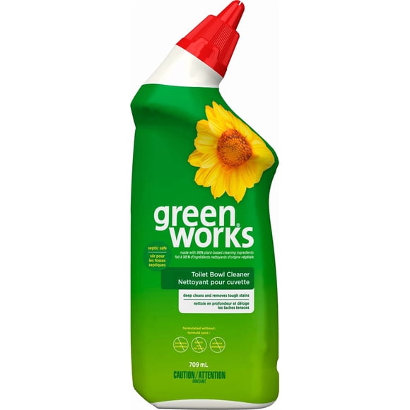 Green Works™ Nettoyant pour Cuvette, Nettoyant Naturel, 709mL